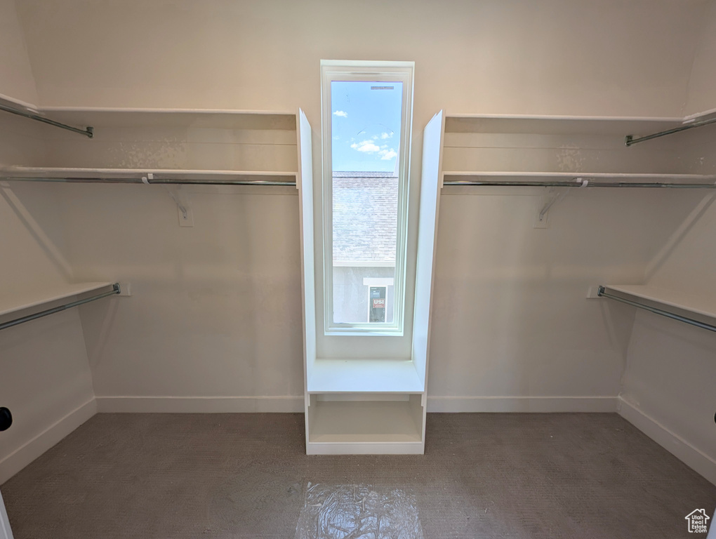 View of spacious closet