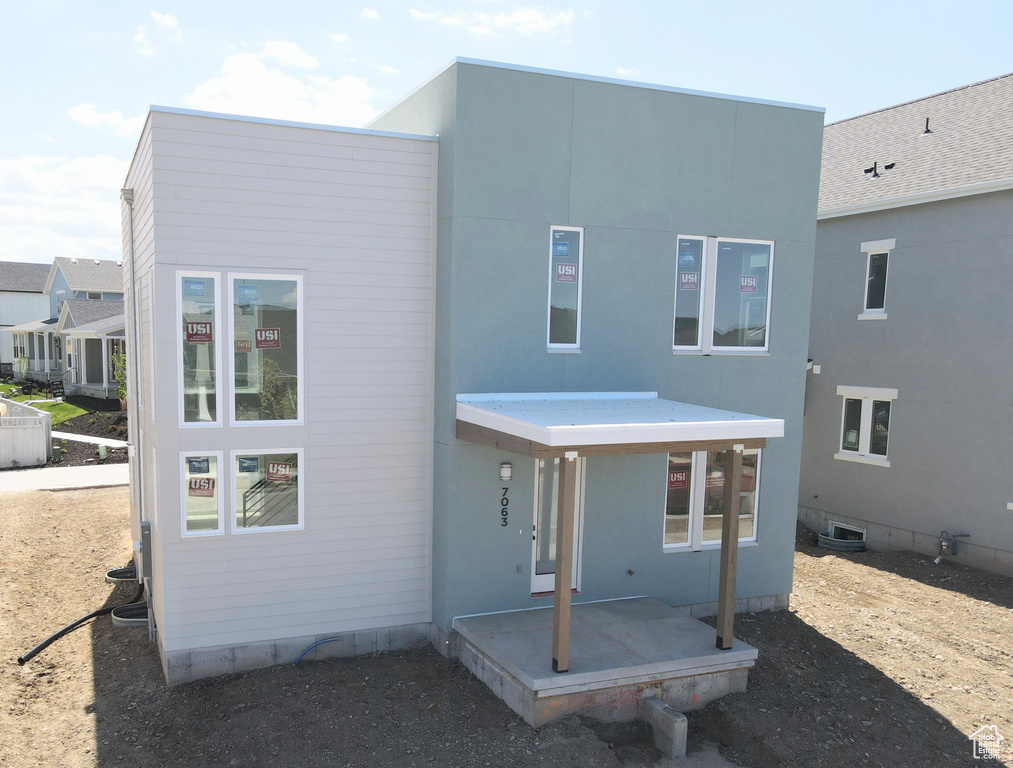 View of rear view of house