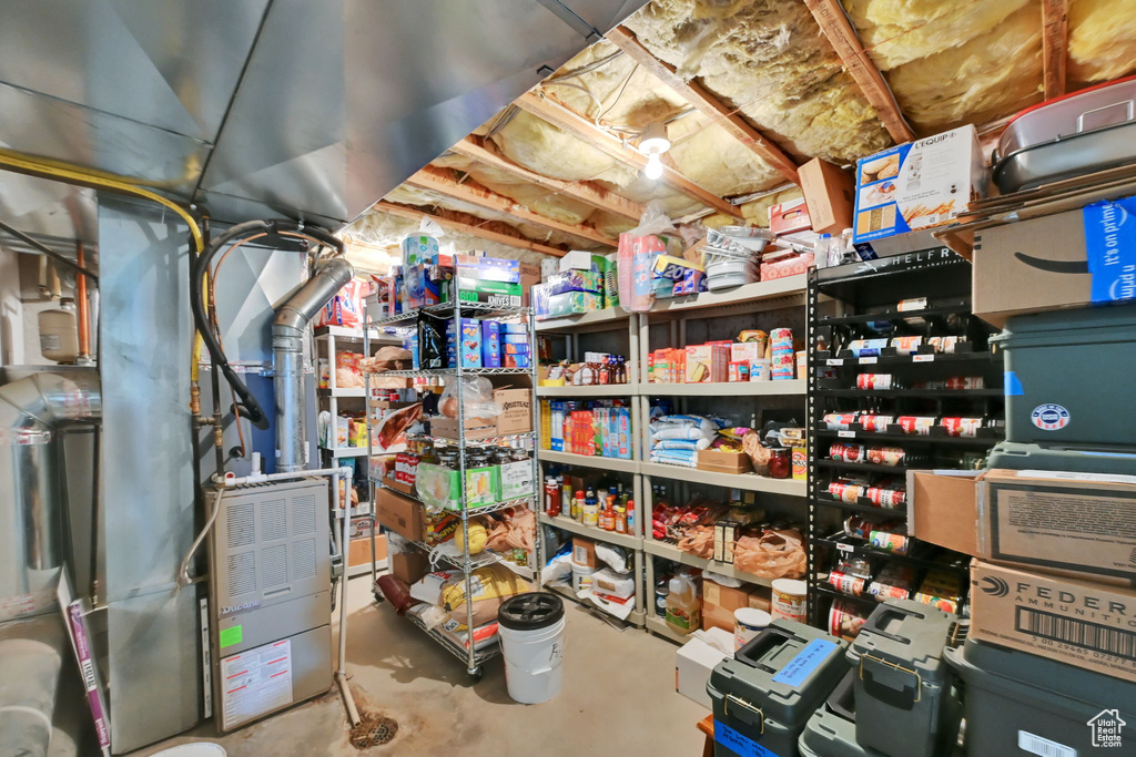 View of storage room