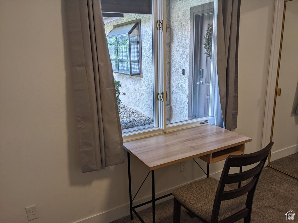 View of dining room