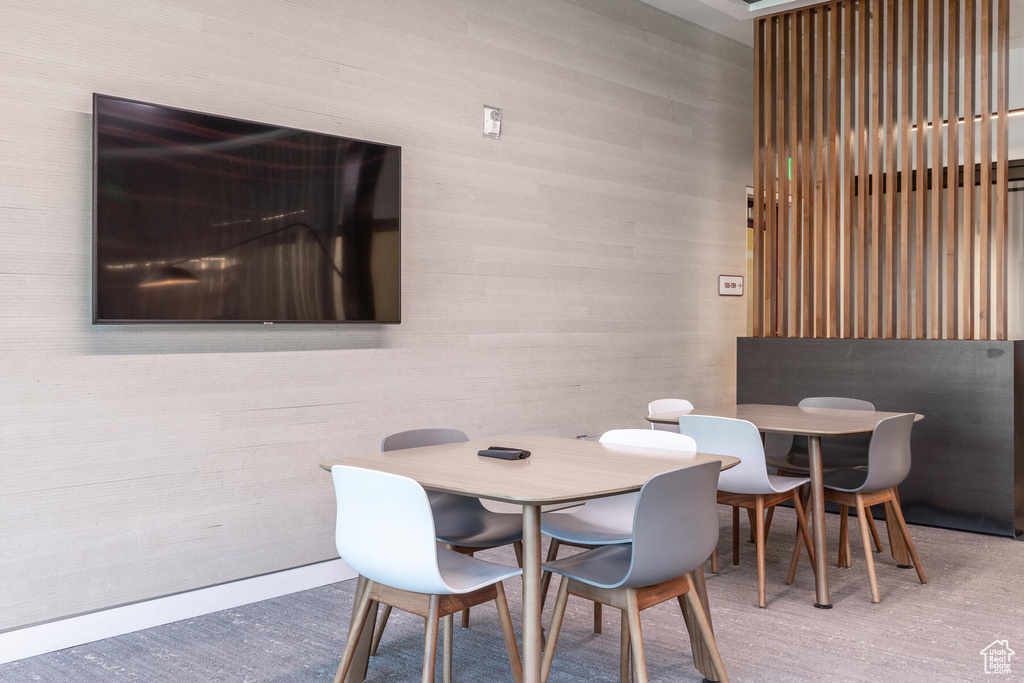 Dining room featuring wood-type flooring