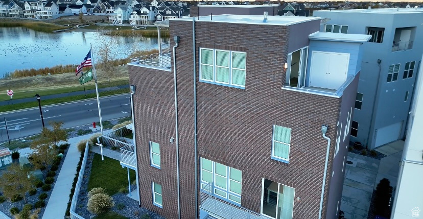View of home\\\\\\\\\\\\\\\'s exterior with a water view
