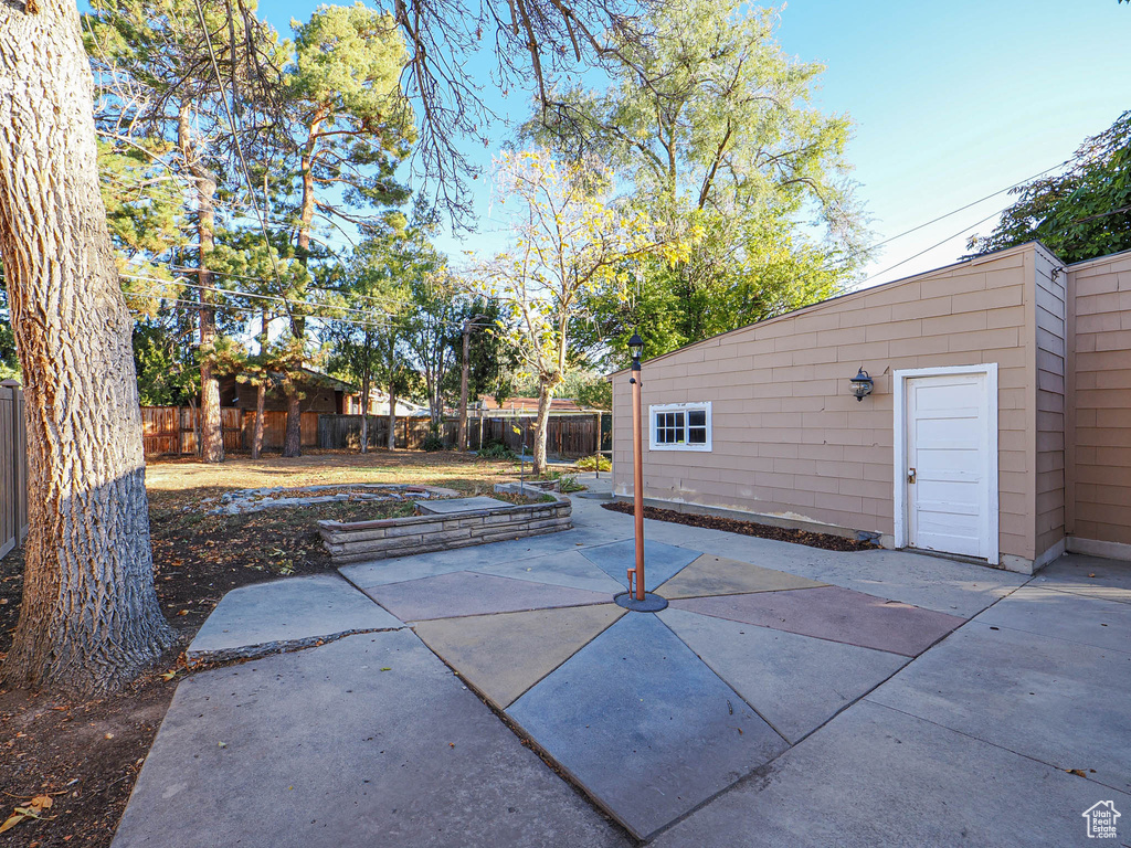 View of patio