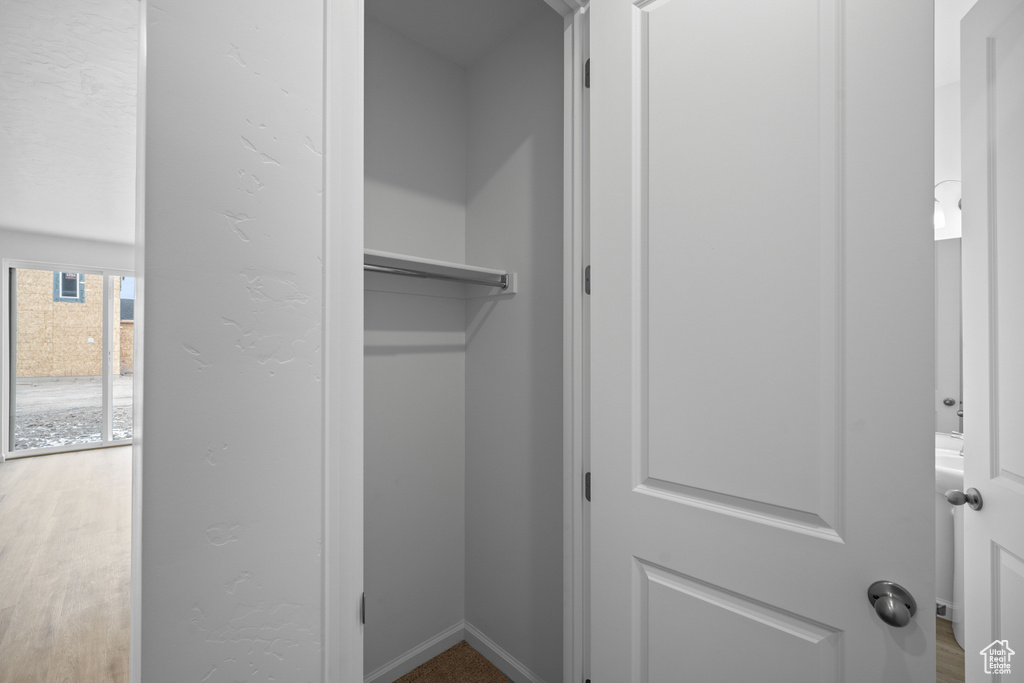 View of closet