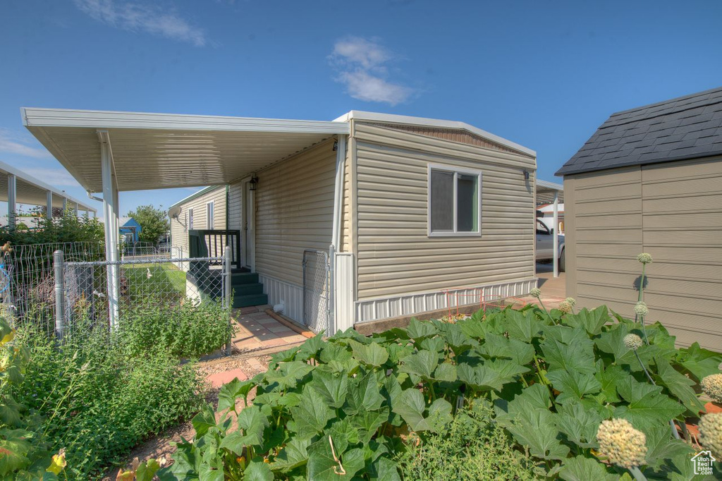 View of side of home