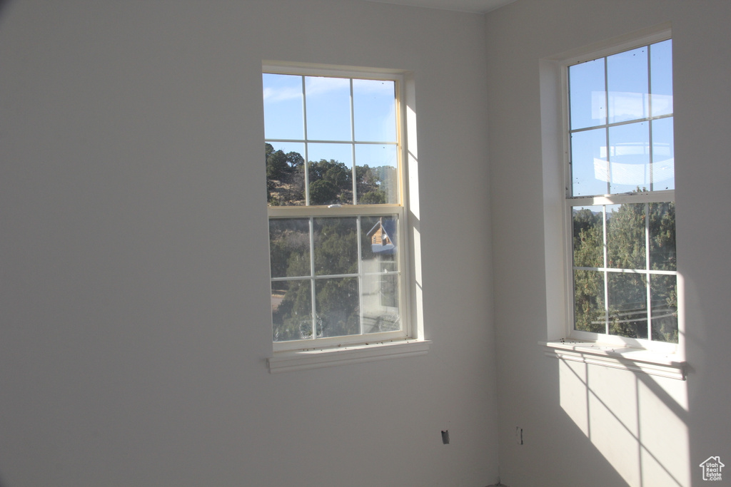 View of spare room