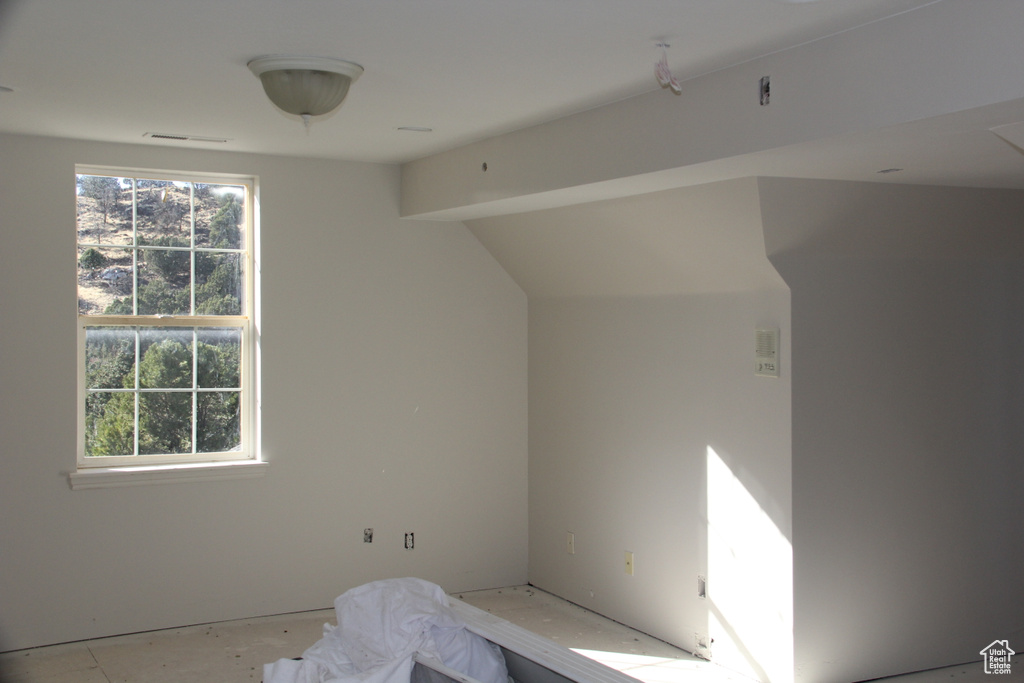 View of spare room