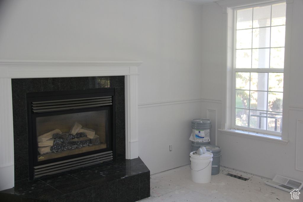 View of room details