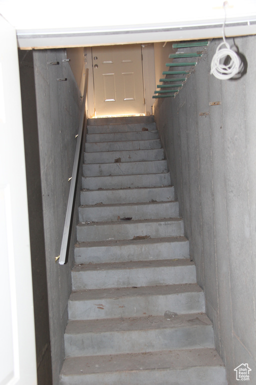 View of stairs