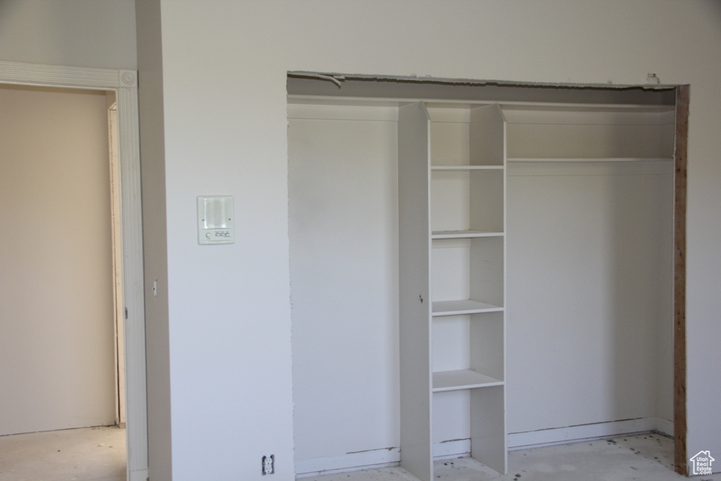 View of closet