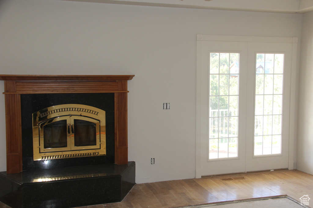 Room details featuring hardwood / wood-style flooring