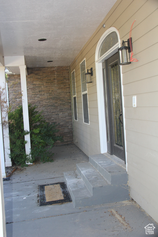 View of patio