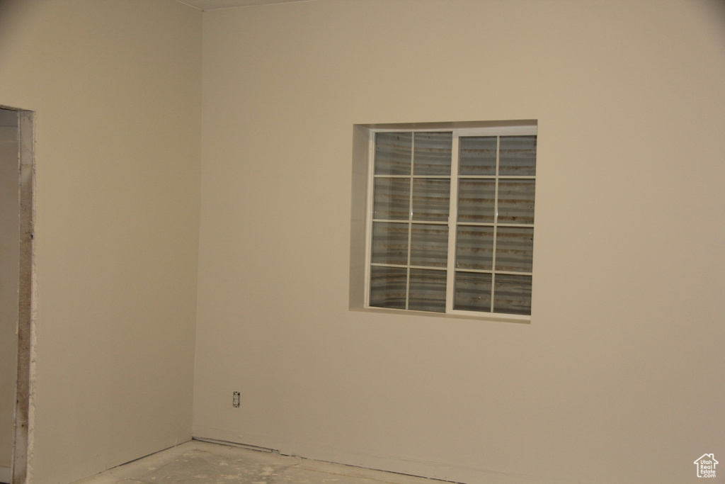 View of spare room