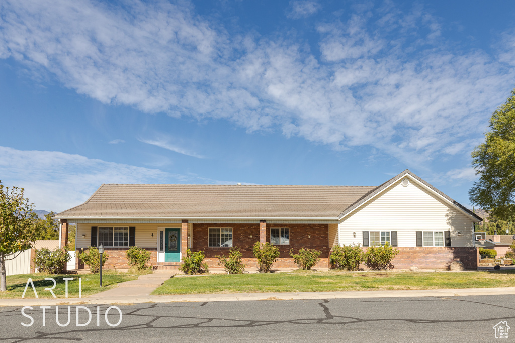 View of ranch-style home