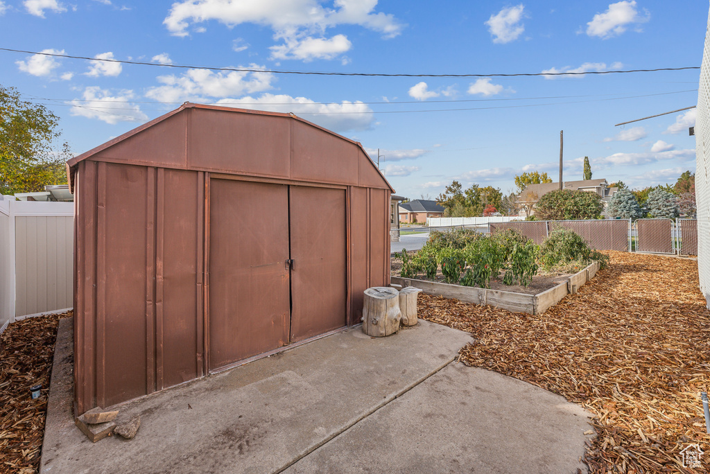 View of outbuilding