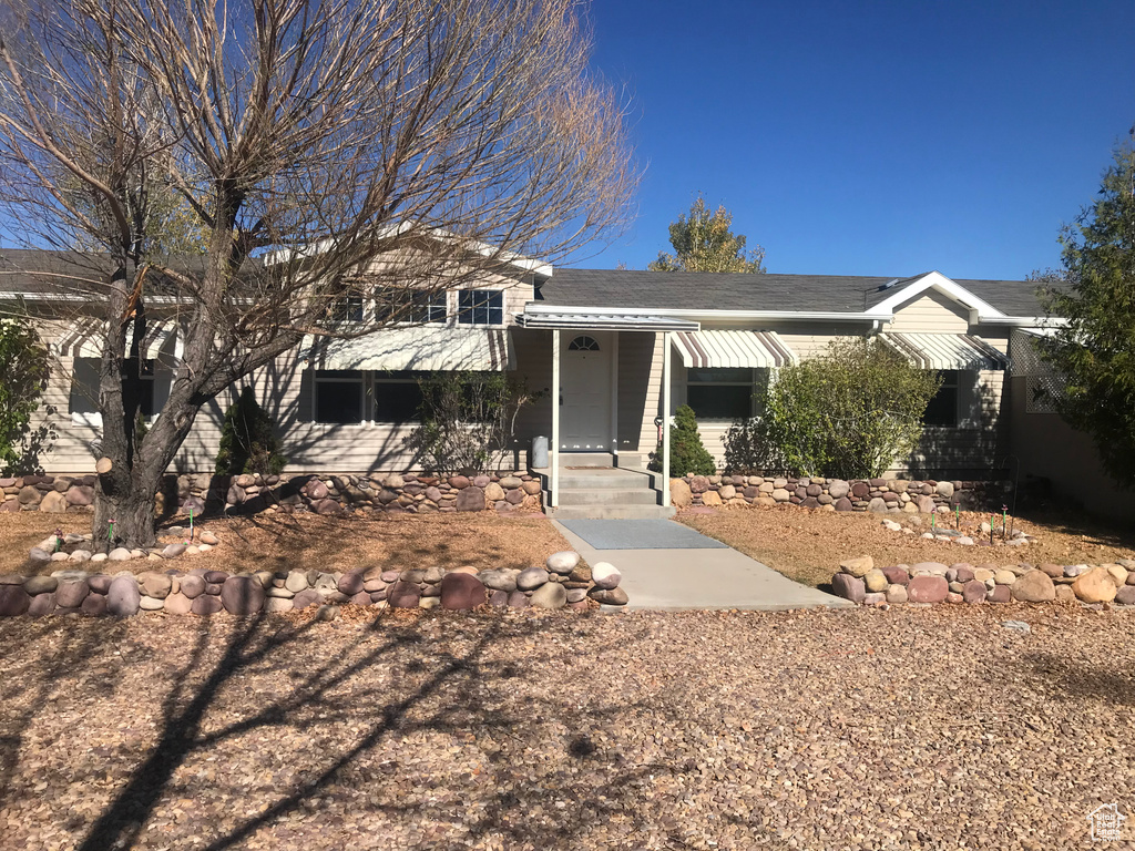 View of front of property