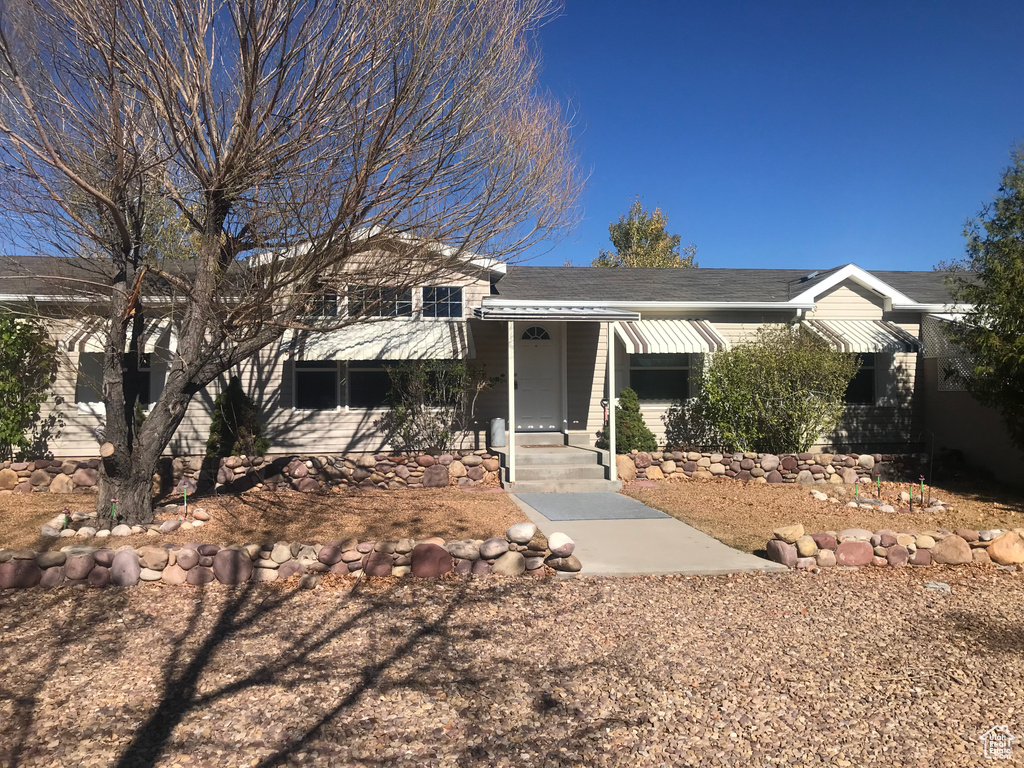 View of front of property