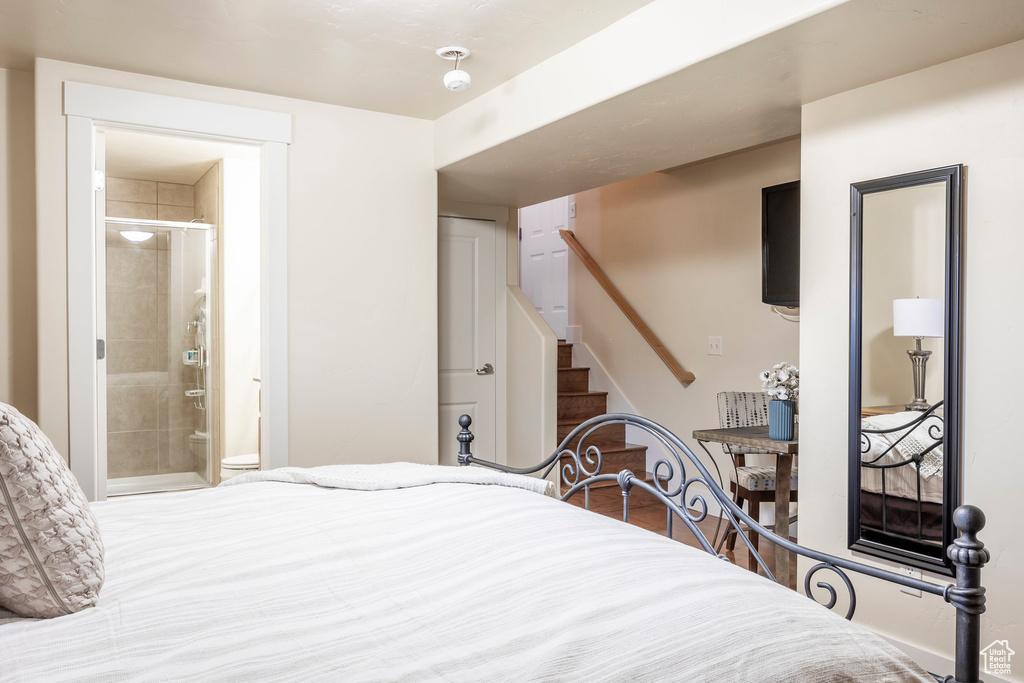 Bedroom featuring ensuite bathroom