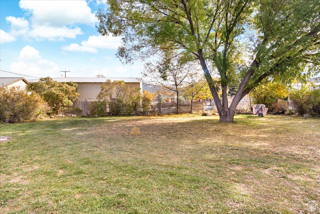 View of yard