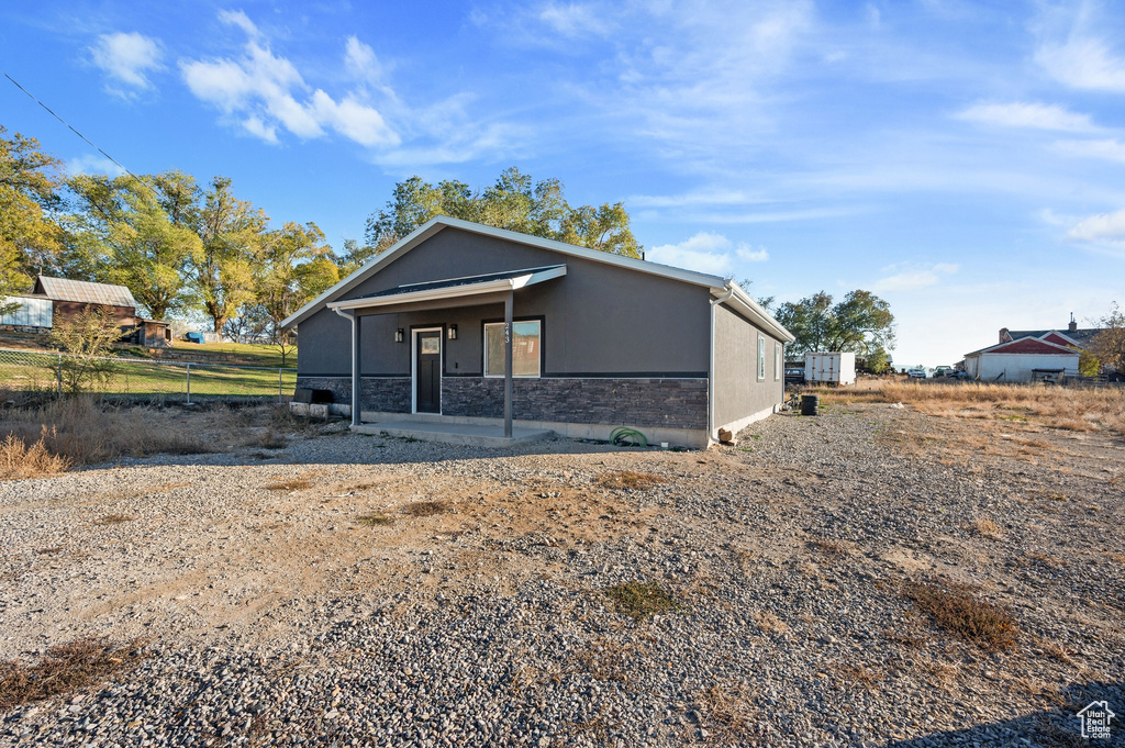 View of front of property