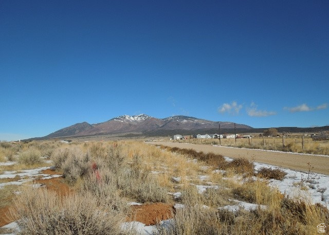 Mountain view with a rural view