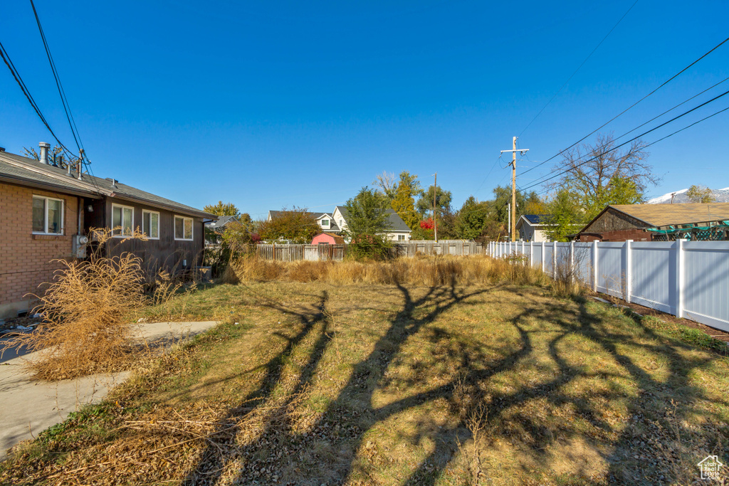 View of yard