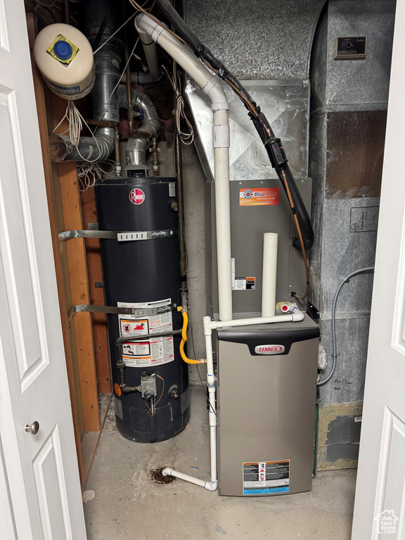 Utilities featuring water heater