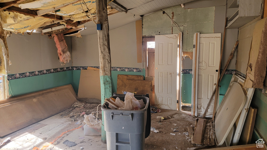 View of misc room