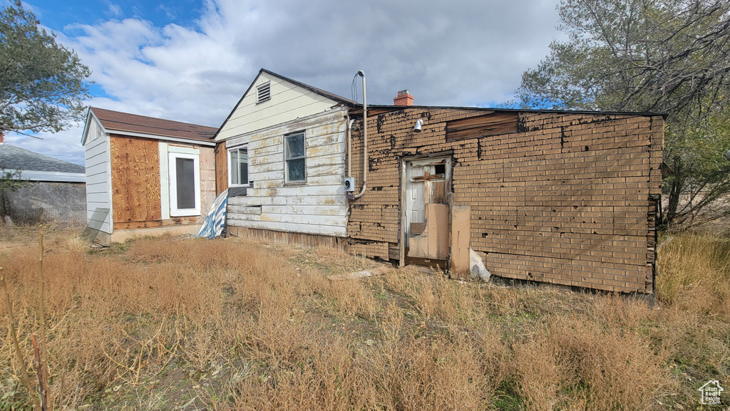 View of back of house