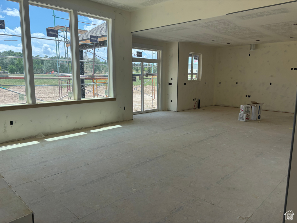 View of spare room