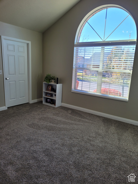 Empty room featuring carpet