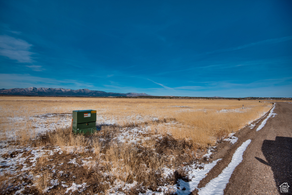 Exterior space with a mountain view and a rural view