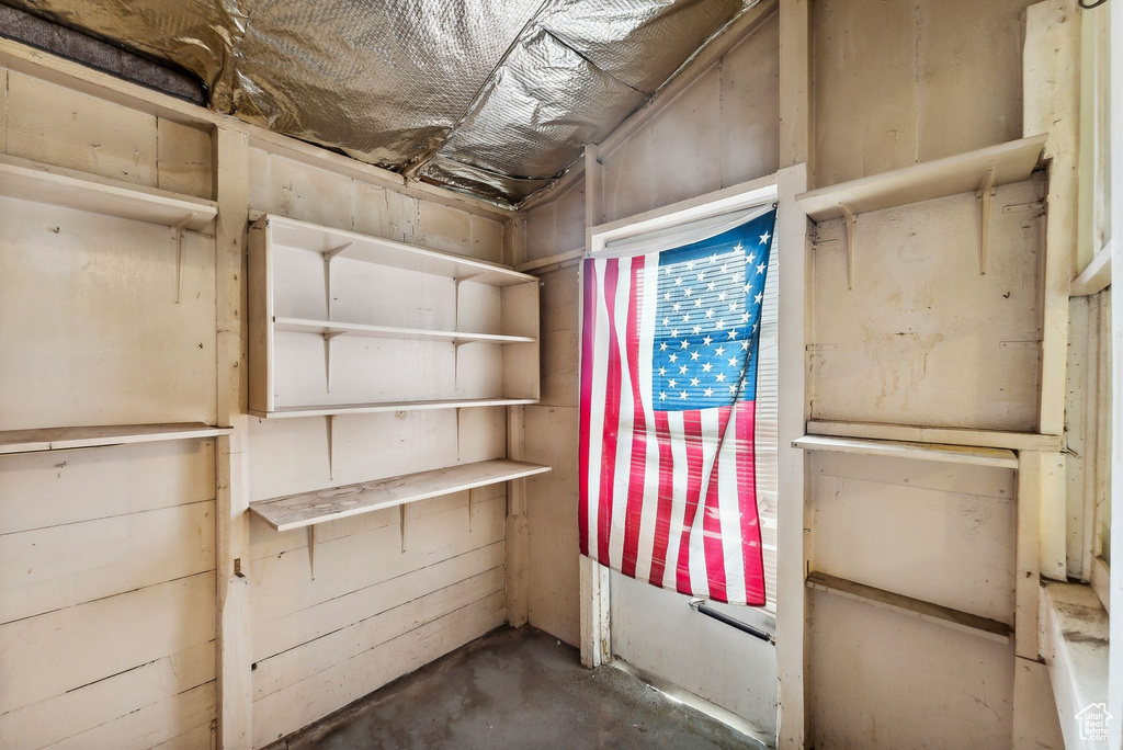 View of storage room