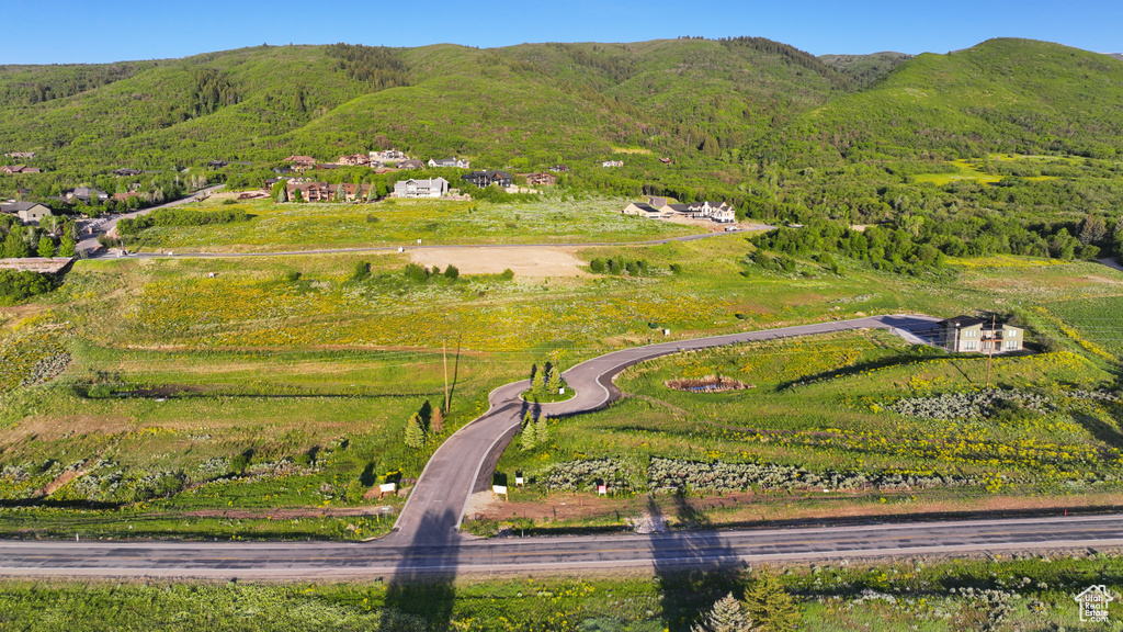 View of property location featuring mountains