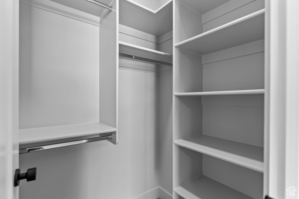 View of spacious closet
