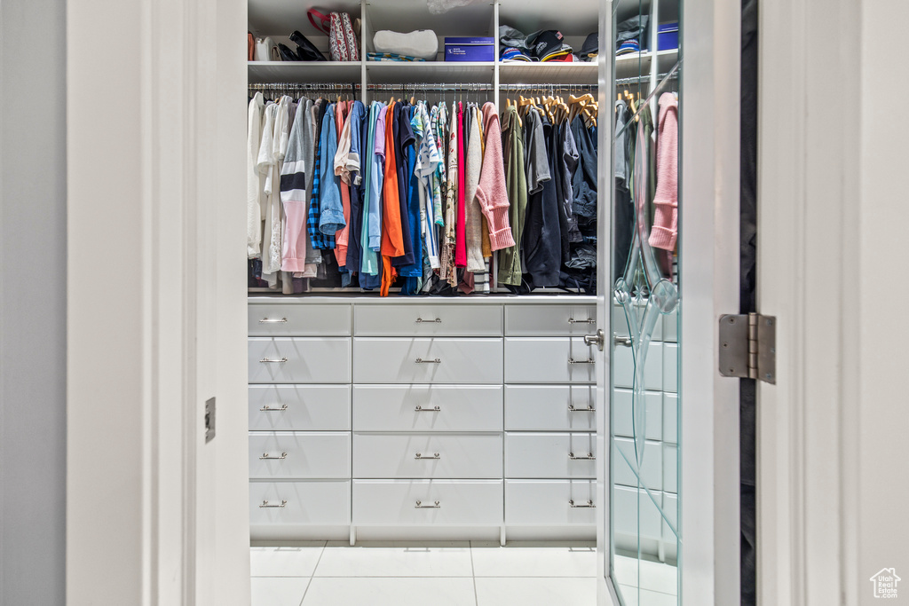 View of closet