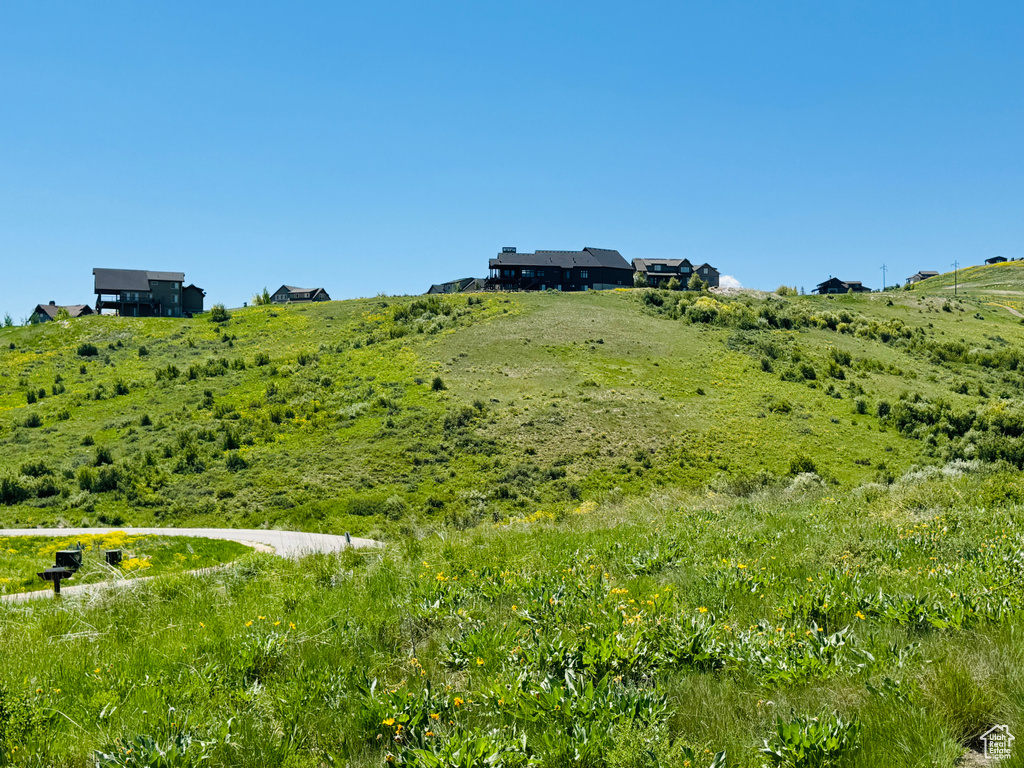 View of yard featuring a view of rural / pastoral area
