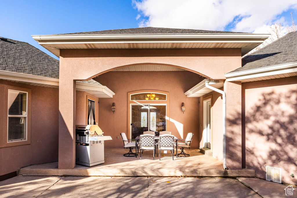 View of patio / terrace featuring grilling area