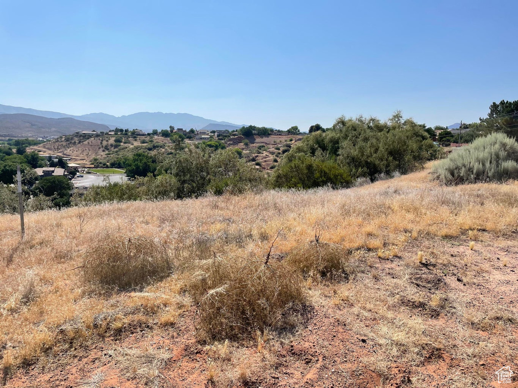 Property view of mountains featuring a rural view