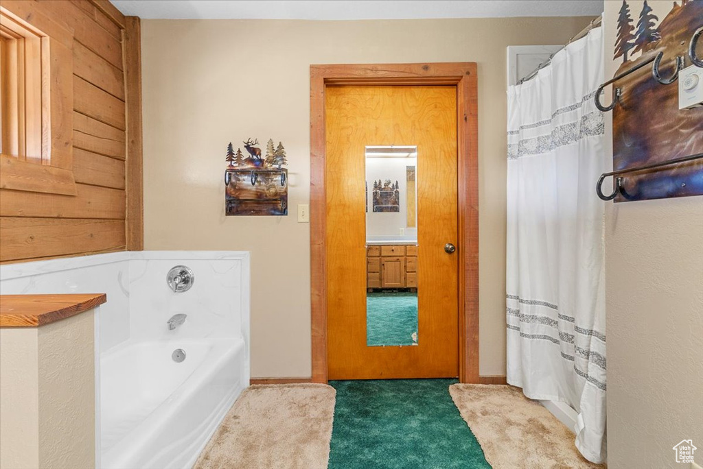 Bathroom with a bath