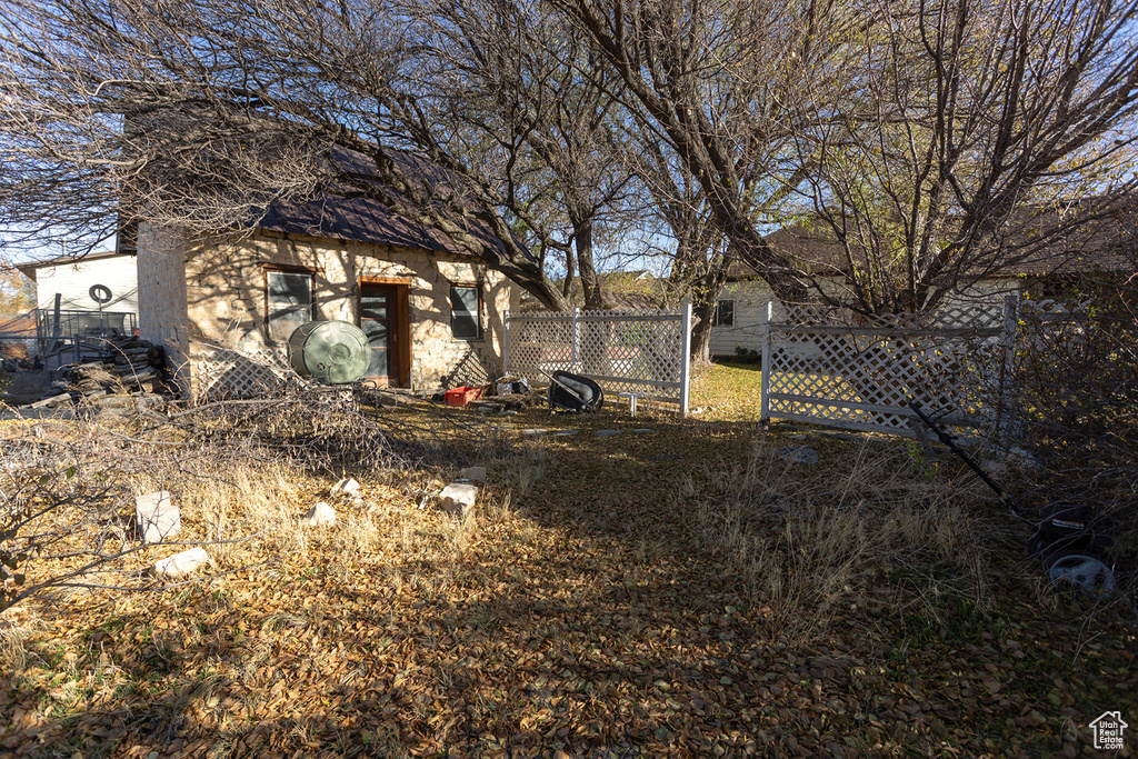 View of yard