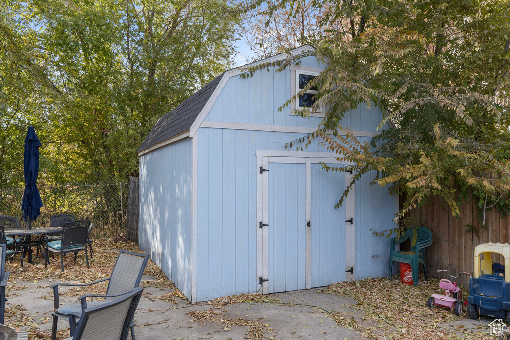 View of outbuilding