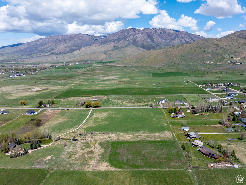 Mountain view with a rural view