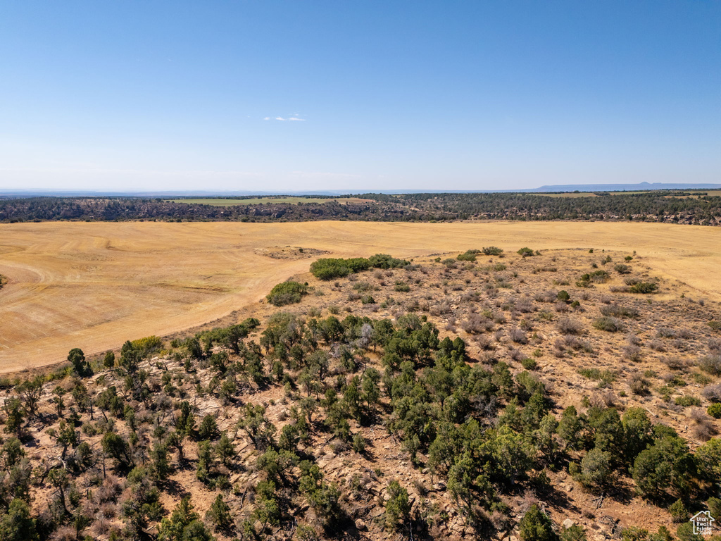 Aerial view with a rural view