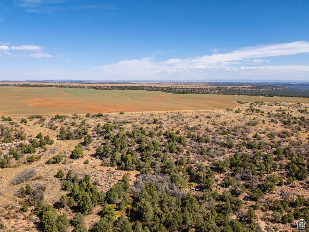 Aerial view featuring a rural view