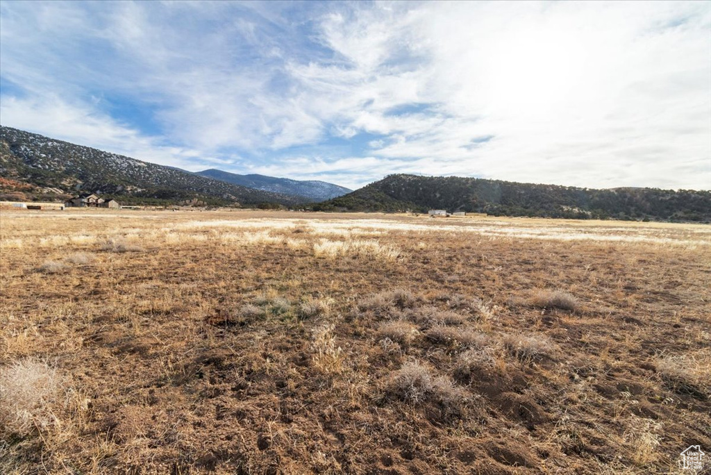 View of mountain feature featuring a rural view