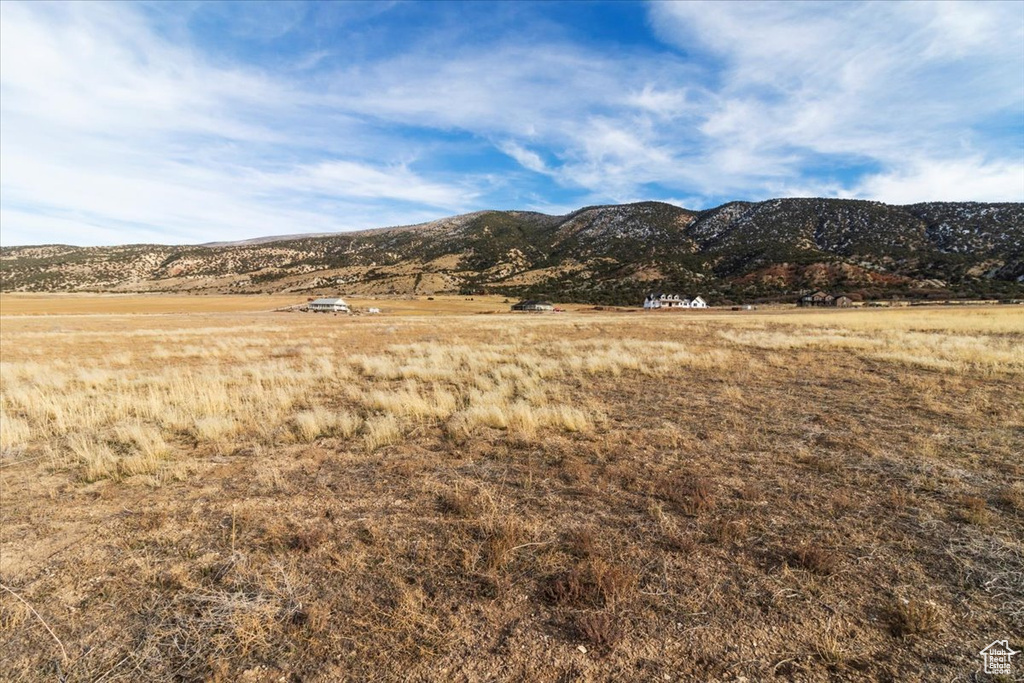 Property view of mountains featuring a rural view