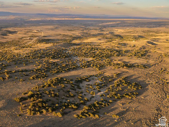 View of aerial view at dusk