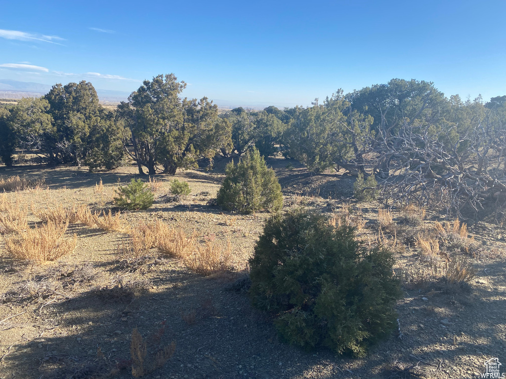 Property view of mountains with a rural view