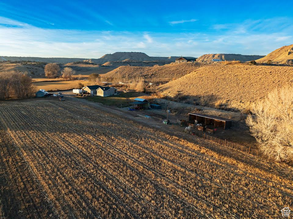 Exterior space featuring a rural view